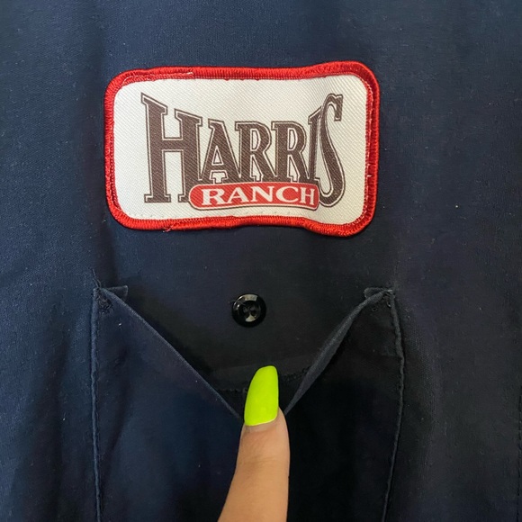 Vintage Navy Work Shirt - Picture 2 of 5